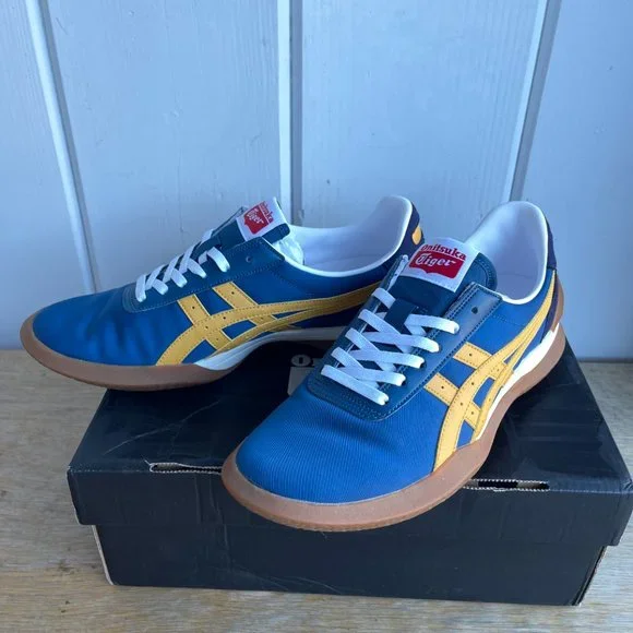 Onitsuka Tiger OHBORI EX MAKO BLUE/TIGER YELLOW - Picture 3 of 6